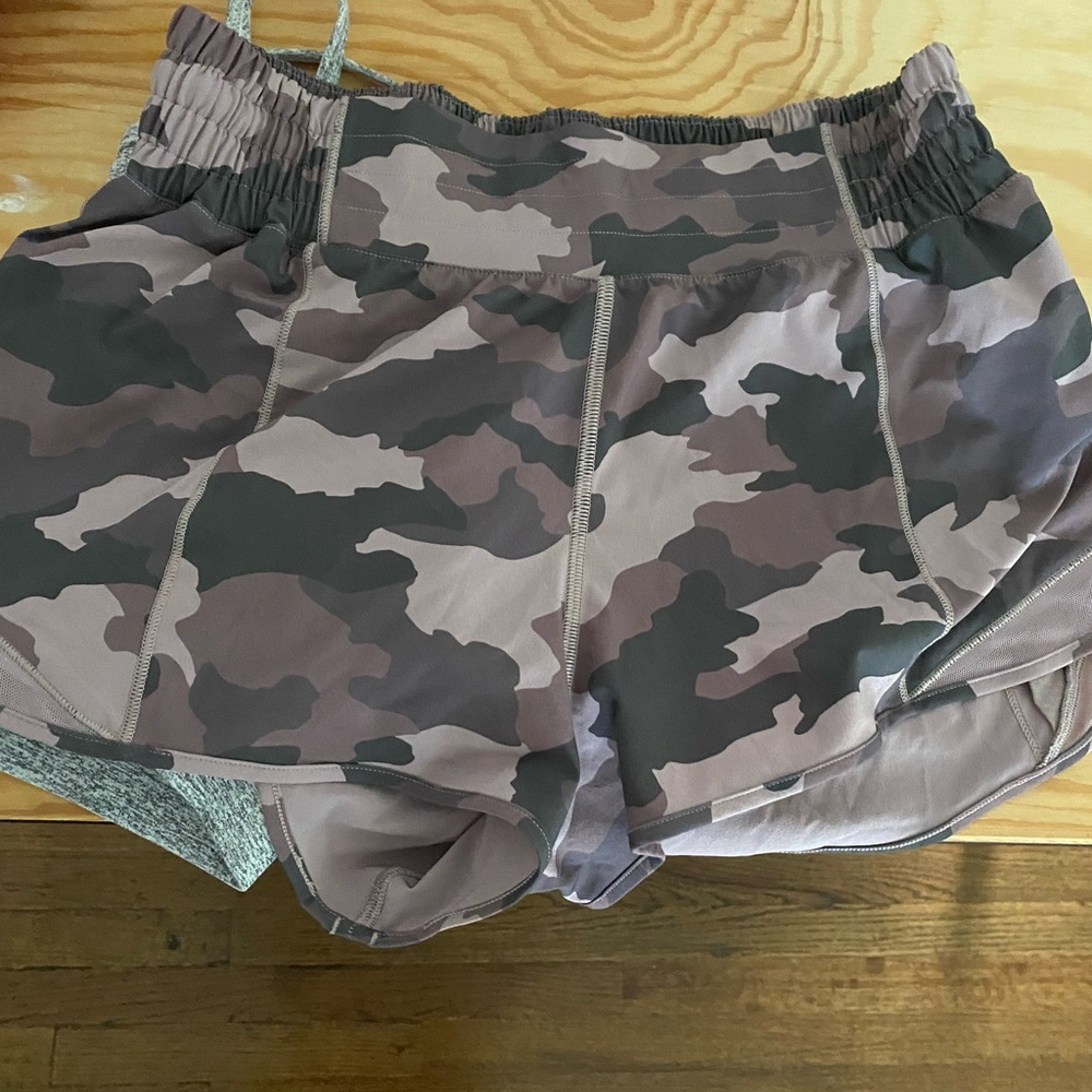 Lululemon Athletica Brown Tan Athletic Shorts